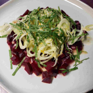 Beet, Fennel and Mint Salad with Orange Vinaigrette