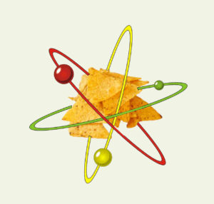 Chips as the nucleus of an atom
