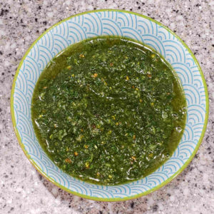 Your carrot top pesto is ready!