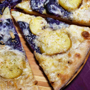 Potato Pizza including a Blackberry Potatoes in the mix