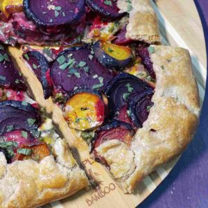 Root to Leaf Beets and Greens Savory Galette.