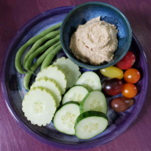 Hummus with Summer Crudités