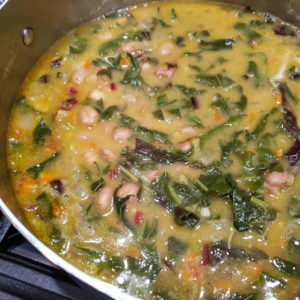 Tuscan Style Bean and Greens Soup