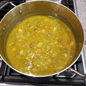 Big ol' Pot of Split Pea Soup