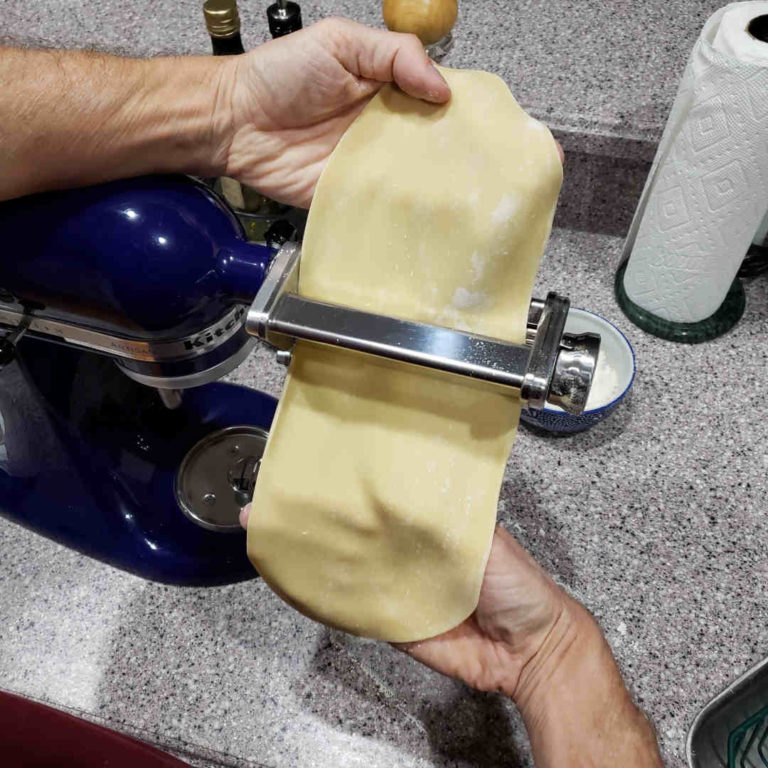 Semolina Pasta Dough from Scratch - Thought 4 Food - Preventing Pasta Dough From Tearing When Folding